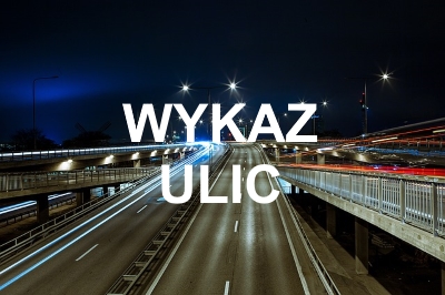 wykaz ulic